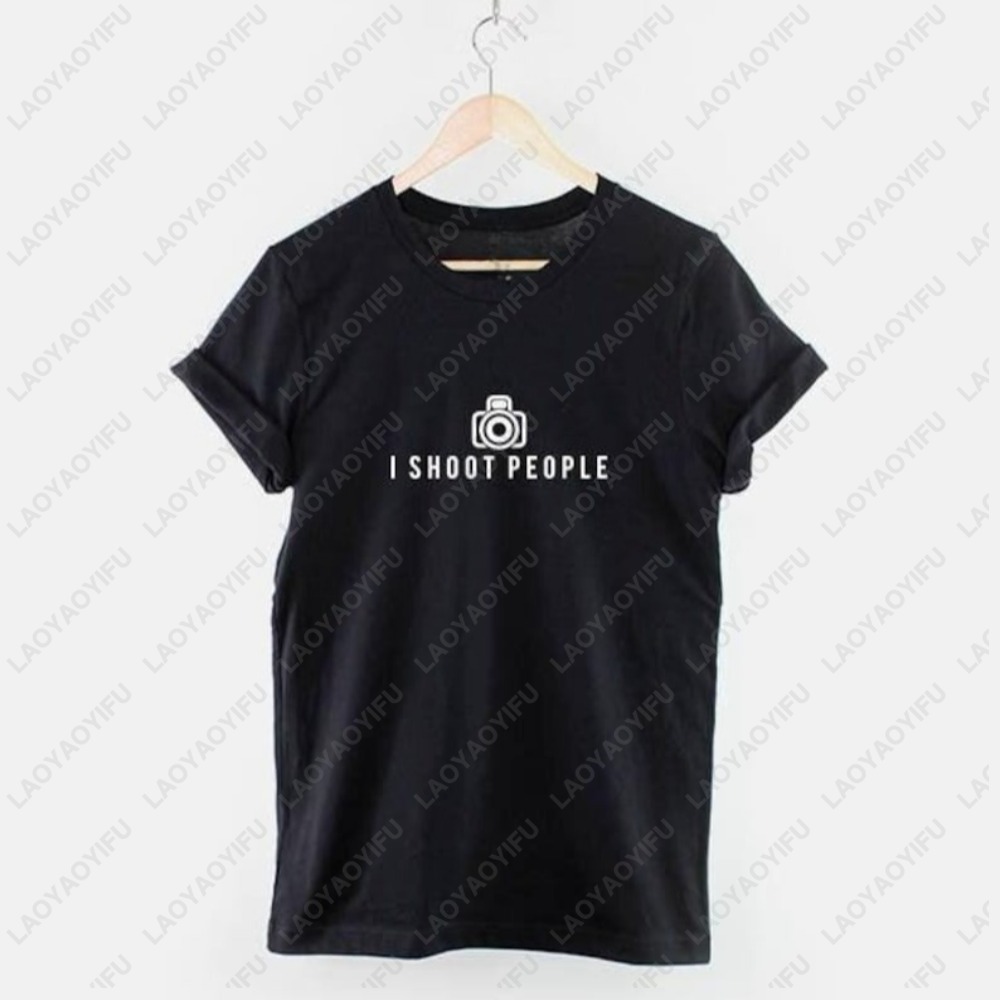 Vintage Fashion Photographers - ヴィンテージカメラ写真写真デザイン写真家 Tシャツカジュアルファッションルーズ原宿マン Tシャツ綿女性ストリートウェア