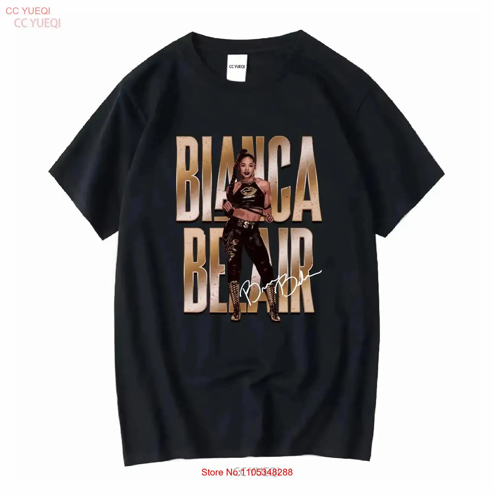 Vintage Fashion Wear - ビアンカ・ベレア シグネチャーポーズ Tシャツ ヴィンテージ ウォッシュ加工 カジュアルトップス