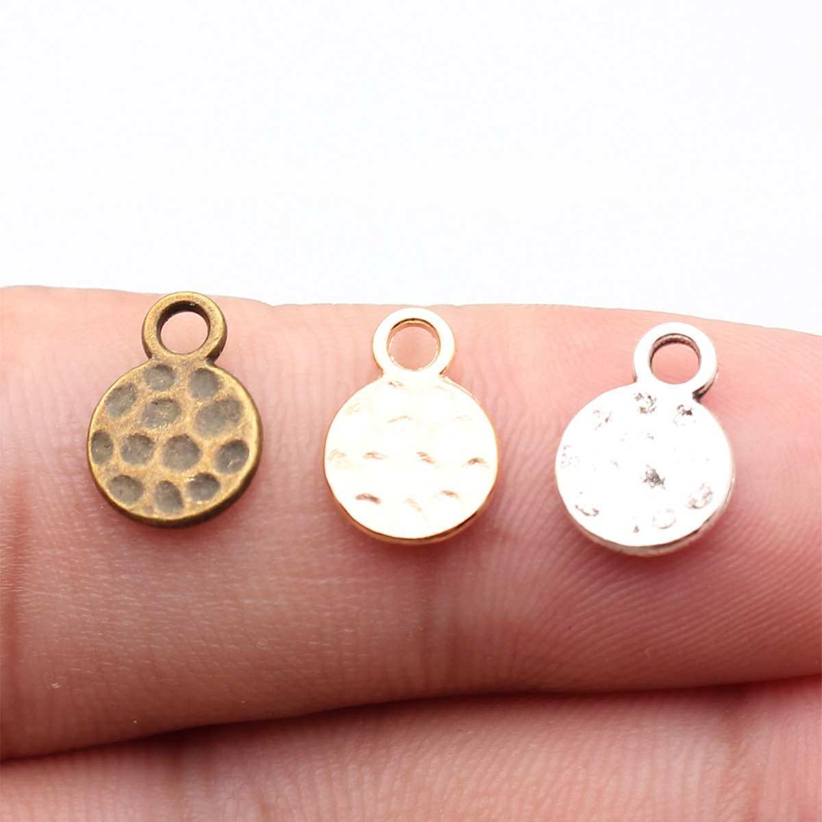 Vintage Fashion Online - WYSIWYG 40個 11x8mm 3色 アンティークブロンズカラー アンティークシルバーカラー