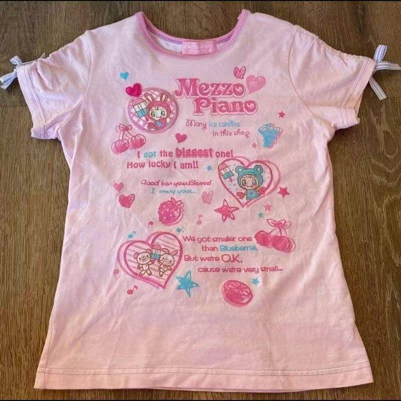 ヴィンテージかわいいキュートな半袖 Tシャツ女性 Y2K ク - Vintage Fashion Y2K のレビューと価格