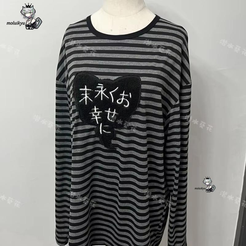 Y2K アメリカンパンクヴィンテージ O ネック長袖シャツオ - Vintage Fashion Y2K のレビューと価格