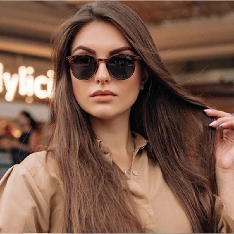 ヴィンテージファッションラウンドサングラス女性男性ブランドデ - Vintage Fashion Brands のレビューと価格